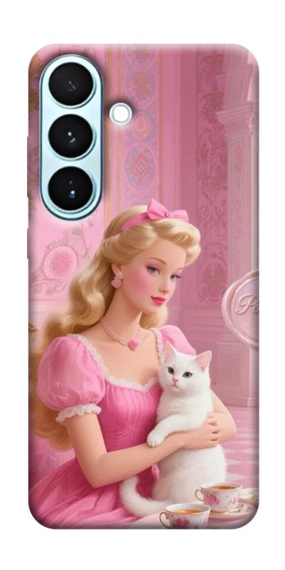 Чохол itsPrint Barbie with cat для Samsung Galaxy S26, дитячі, купити оптом з доставкою