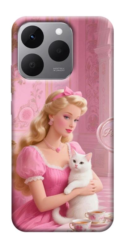 Чехол itsPrint Barbie with cat для Realme 15T, детские, купить оптом с доставкой