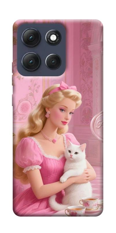 Чохол itsPrint Barbie with cat для Motorola Moto G86 Power, дитячі, купити оптом з доставкою