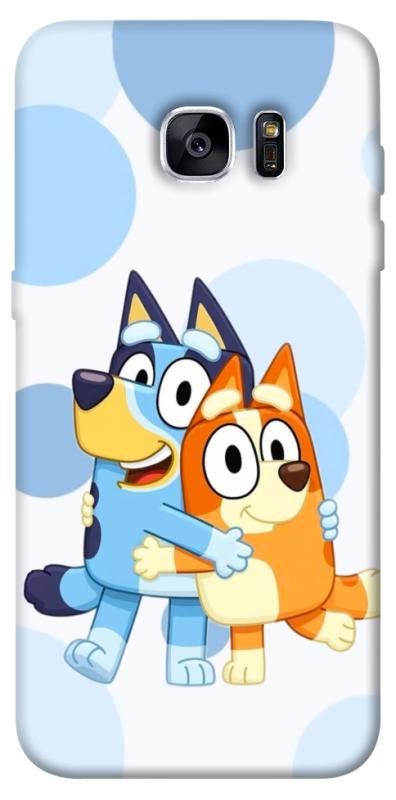 Чохол itsPrint Bluey and bingo для Samsung G935F Galaxy S7 Edge, дитячі, купити оптом з доставкою
