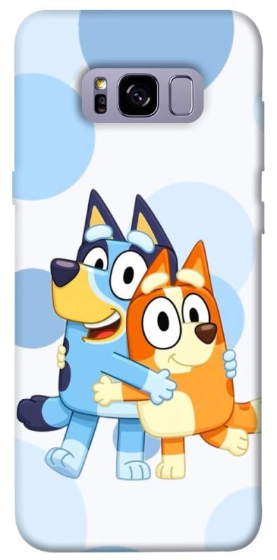 Чохол itsPrint Bluey and bingo для Samsung G955 Galaxy S8 Plus, дитячі, купити оптом з доставкою