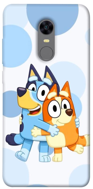Чехол itsPrint Bluey and bingo для Xiaomi Redmi 5 Plus / Redmi Note 5 (Single Camera), детские, купить оптом с доставкой