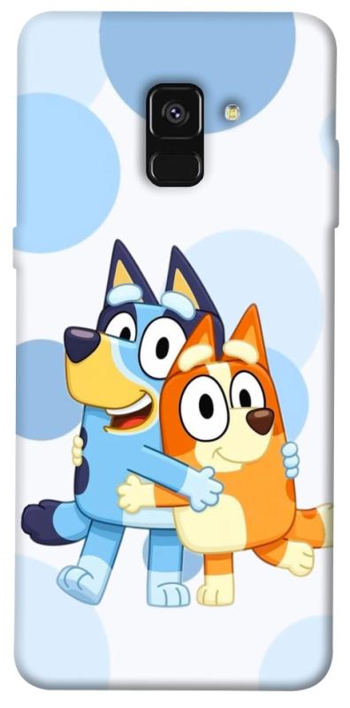 Чехол itsPrint Bluey and bingo для Samsung A530 Galaxy A8 (2018), детские, купить оптом с доставкой