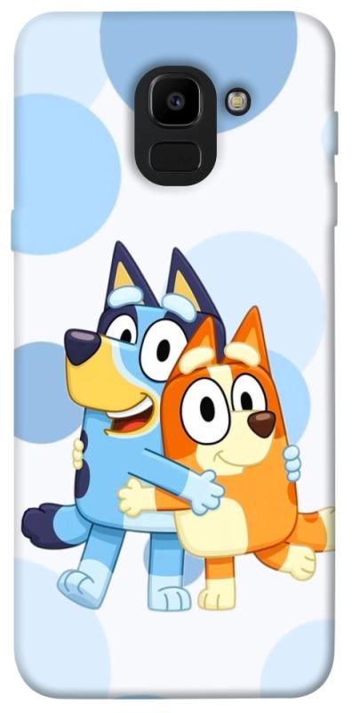 Чехол itsPrint Bluey and bingo для Samsung J600F Galaxy J6 (2018), детские, купить оптом с доставкой
