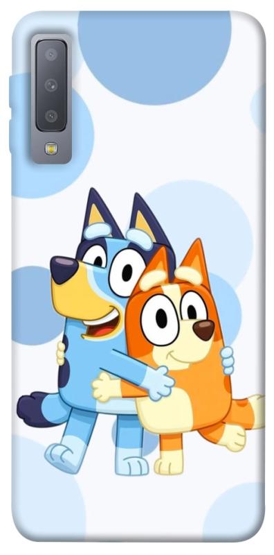 Чохол itsPrint Bluey and bingo для Samsung A750 Galaxy A7 (2018), дитячі, купити оптом з доставкою