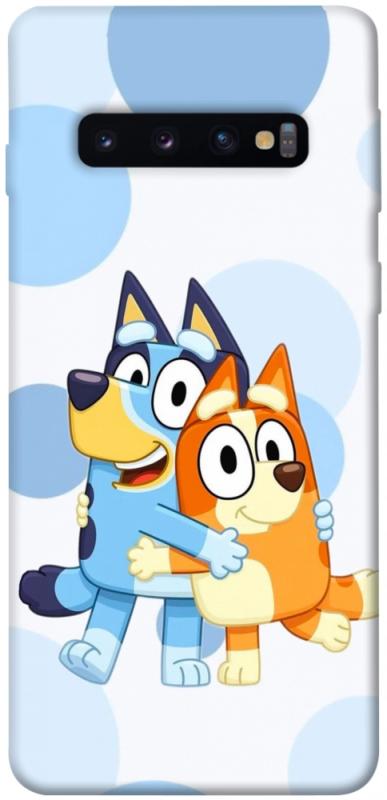 Чехол itsPrint Bluey and bingo для Samsung Galaxy S10, детские, купить оптом с доставкой