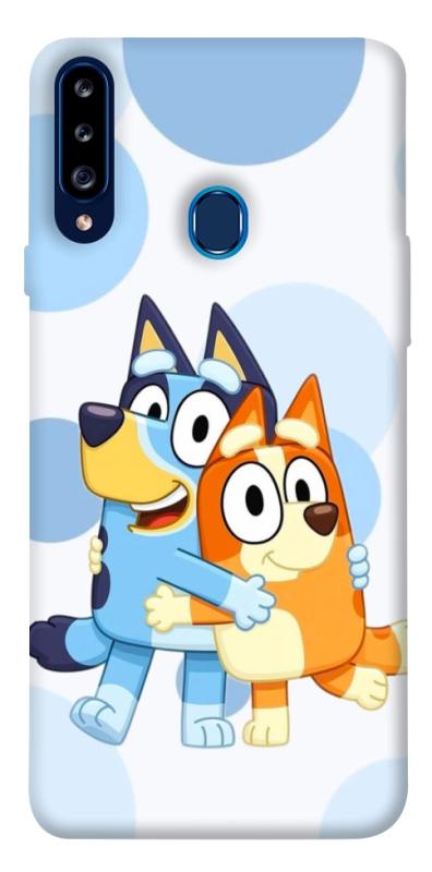Чехол itsPrint Bluey and bingo для Samsung Galaxy A20s, детские, купить оптом с доставкой