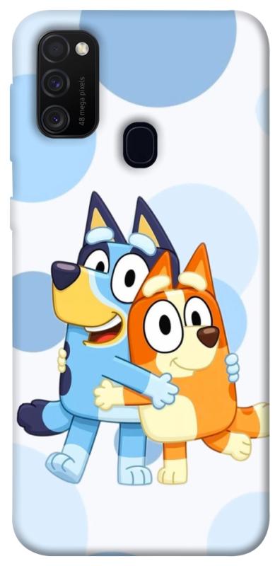 Чехол itsPrint Bluey and bingo для Samsung Galaxy M30s / M21, детские, купить оптом с доставкой
