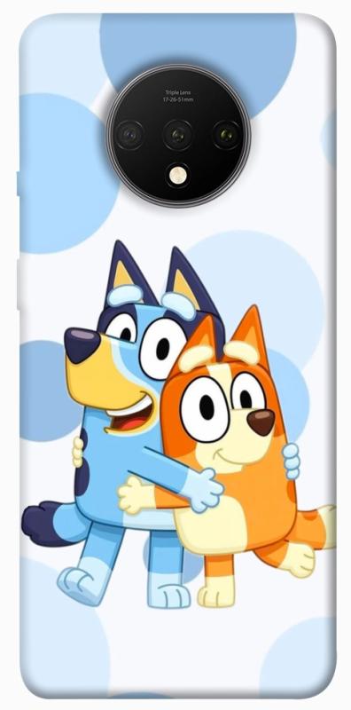 Чохол itsPrint Bluey and bingo для OnePlus 7T, дитячі, купити оптом з доставкою