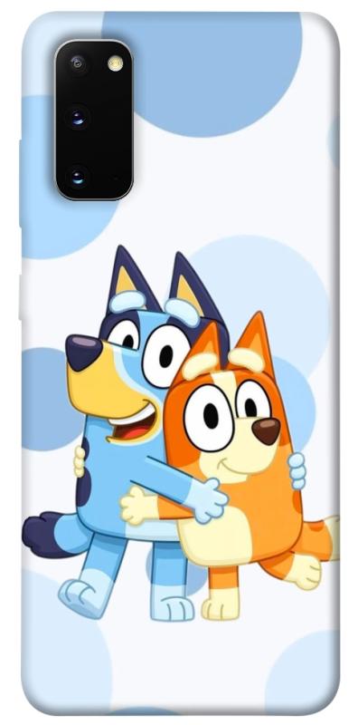 Чохол itsPrint Bluey and bingo для Samsung Galaxy S20, дитячі, купити оптом з доставкою
