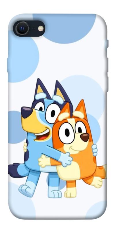 Чехол itsPrint Bluey and bingo для Apple iPhone SE (2020), детские, купить оптом с доставкой