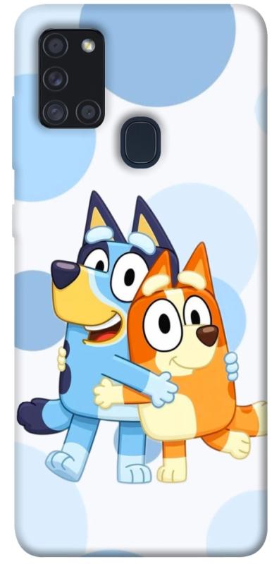 Чохол itsPrint Bluey and bingo для Samsung Galaxy A21s, дитячі, купити оптом з доставкою