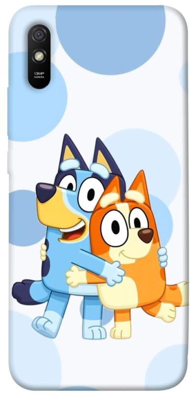 Чохол itsPrint Bluey and bingo для Xiaomi Redmi 9A, дитячі, купити оптом з доставкою