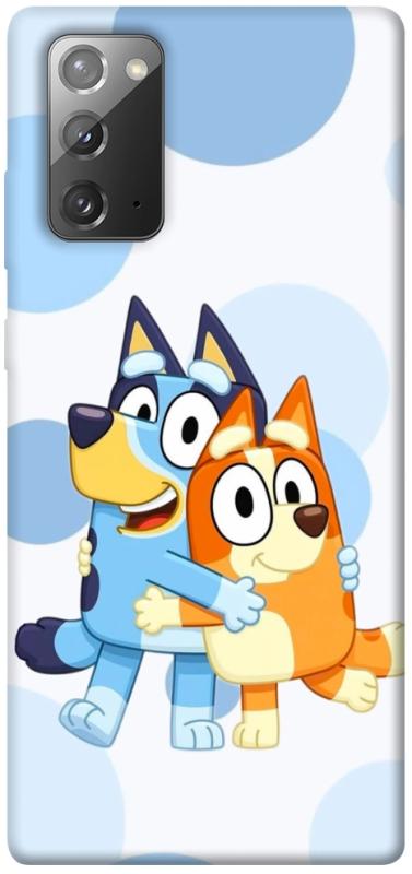 Чохол itsPrint Bluey and bingo для Samsung Galaxy Note 20, дитячі, купити оптом з доставкою