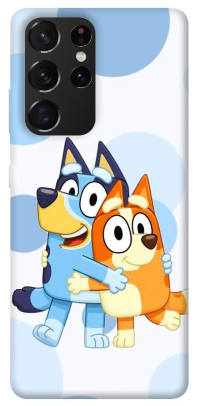 Чехол itsPrint Bluey and bingo для Samsung Galaxy S21 Ultra, детские, купить оптом с доставкой
