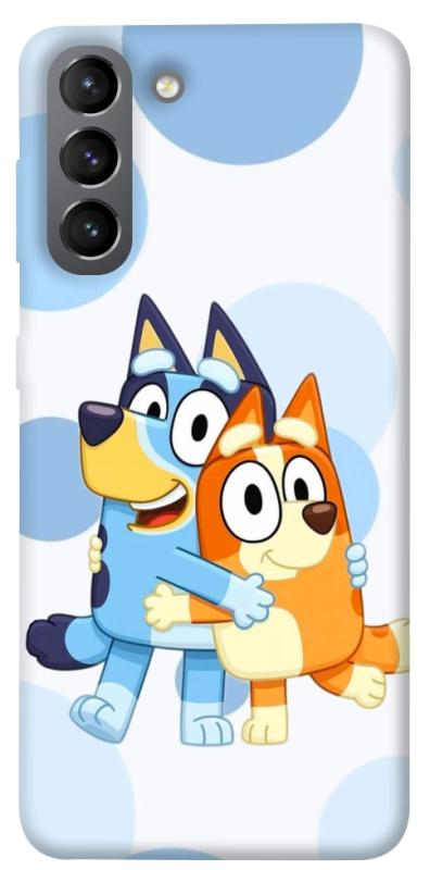 Чехол itsPrint Bluey and bingo для Samsung Galaxy S21, детские, купить оптом с доставкой