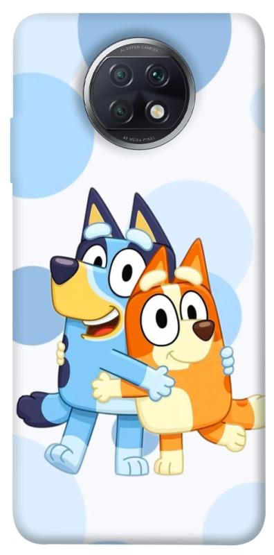 Чехол itsPrint Bluey and bingo для Xiaomi Redmi Note 9 5G / Note 9T, детские, купить оптом с доставкой