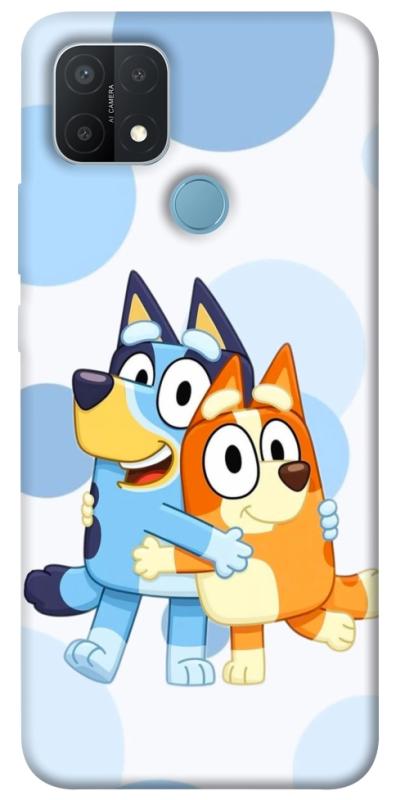 Чохол itsPrint Bluey and bingo для Oppo A15s / A15, дитячі, купити оптом з доставкою