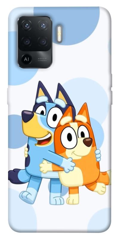 Чохол itsPrint Bluey and bingo для Oppo Reno 5 Lite, дитячі, купити оптом з доставкою