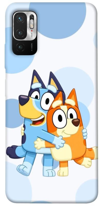 Чехол itsPrint Bluey and bingo для Xiaomi Redmi Note 10 5G, детские, купить оптом с доставкой