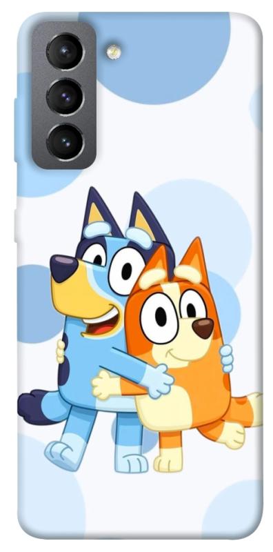 Чохол itsPrint Bluey and bingo для Samsung Galaxy S21 FE, дитячі, купити оптом з доставкою