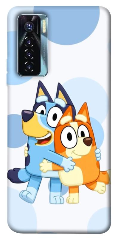 Чохол itsPrint Bluey and bingo для TECNO Camon 17 Pro, дитячі, купити оптом з доставкою