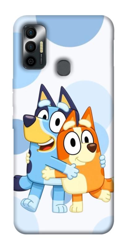 Чехол itsPrint Bluey and bingo для TECNO Spark 7, детские, купить оптом с доставкой