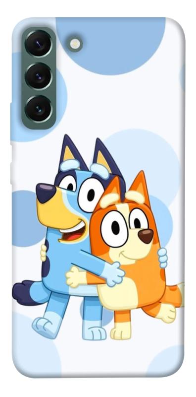 Чехол itsPrint Bluey and bingo для Samsung Galaxy S22+, детские, купить оптом с доставкой