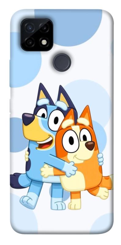 Чохол itsPrint Bluey and bingo для Realme C21Y, дитячі, купити оптом з доставкою
