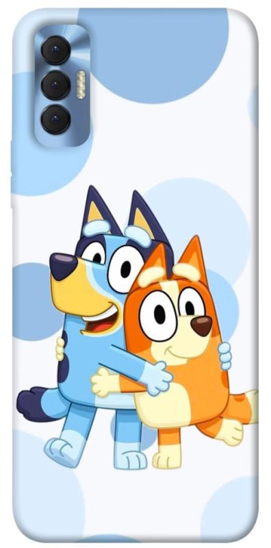 Чохол itsPrint Bluey and bingo для TECNO Spark 8P, дитячі, купити оптом з доставкою