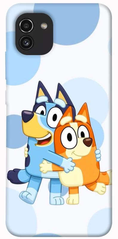 Чехол itsPrint Bluey and bingo для Samsung Galaxy A03, детские, купить оптом с доставкой