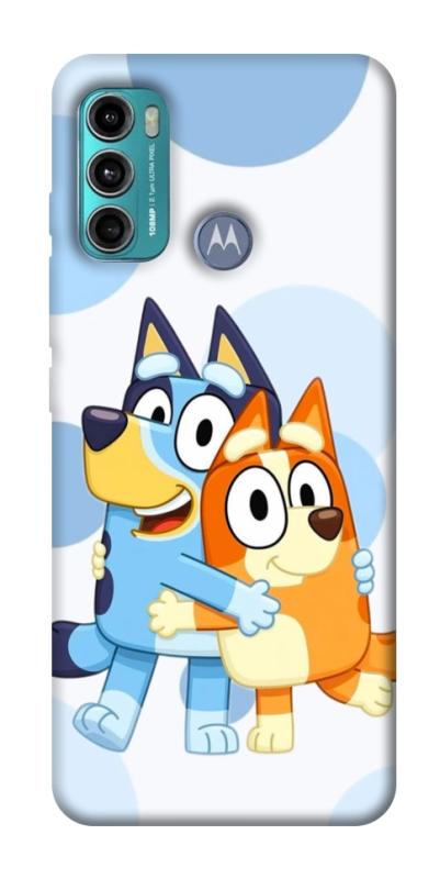 Чехол itsPrint Bluey and bingo для Motorola Moto G60, детские, купить оптом с доставкой