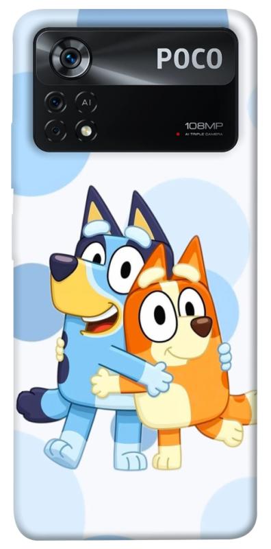 Чехол itsPrint Bluey and bingo для Xiaomi Poco X4 Pro 5G, детские, купить оптом с доставкой