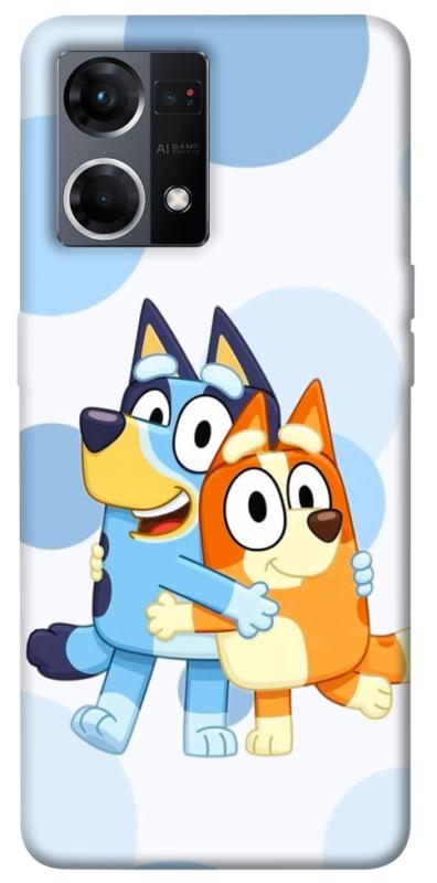 Чехол itsPrint Bluey and bingo для Oppo Reno 7 4G, детские, купить оптом с доставкой