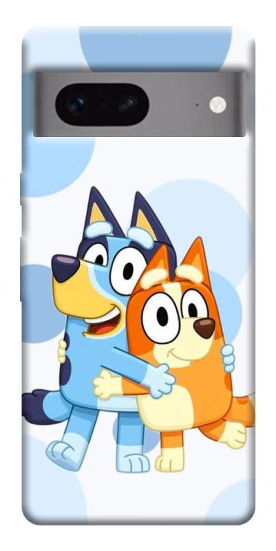 Чохол itsPrint Bluey and bingo для Google Pixel 7, дитячі, купити оптом з доставкою