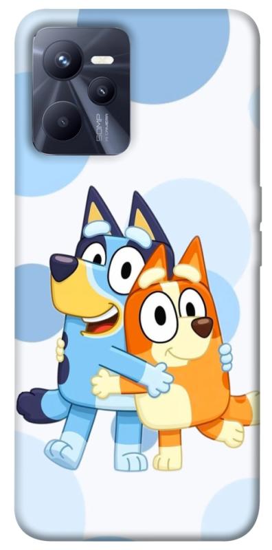 Чохол itsPrint Bluey and bingo для Realme C35, дитячі, купити оптом з доставкою