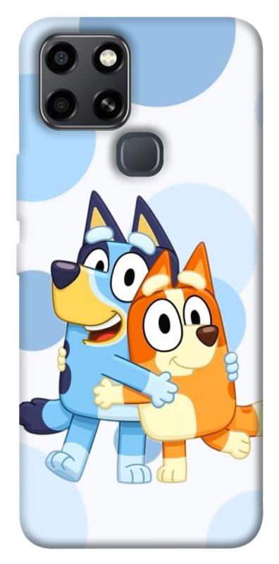 Чохол itsPrint Bluey and bingo для Infinix Smart 6, дитячі, купити оптом з доставкою