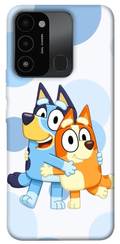 Чехол itsPrint Bluey and bingo для Tecno Spark Go 2022 (KG5m), детские, купить оптом с доставкой