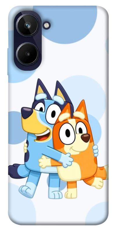 Чохол itsPrint Bluey and bingo для Realme 10 4G, дитячі, купити оптом з доставкою