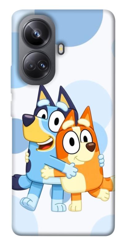 Чохол itsPrint Bluey and bingo для Realme 10 Pro+, дитячі, купити оптом з доставкою