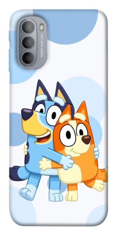 Чехол itsPrint Bluey and bingo для Motorola Moto G31, детские, купить оптом с доставкой