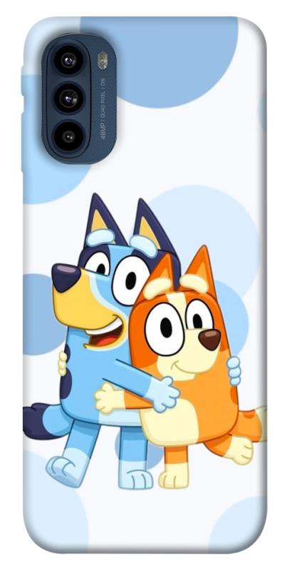 Чехол itsPrint Bluey and bingo для Motorola Moto G41, детские, купить оптом с доставкой