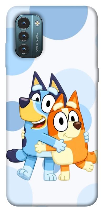 Чохол itsPrint Bluey and bingo для Nokia G21, дитячі, купити оптом з доставкою