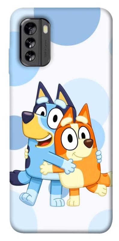 Чохол itsPrint Bluey and bingo для Nokia G60, дитячі, купити оптом з доставкою