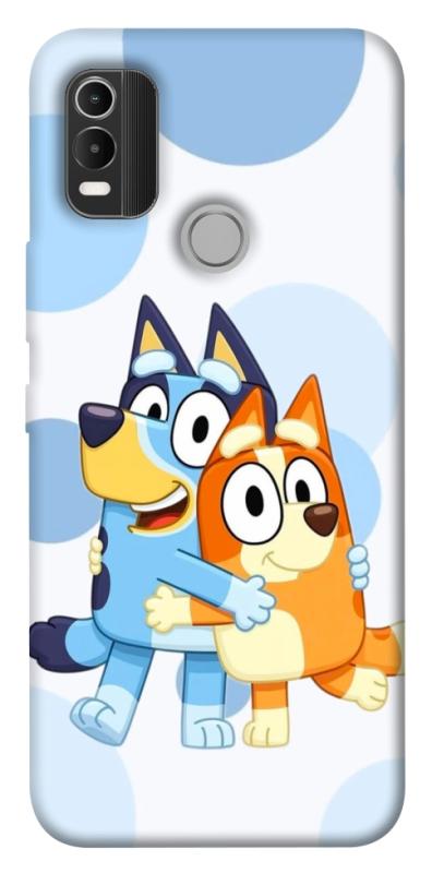 Чохол itsPrint Bluey and bingo для Nokia C21 Plus, дитячі, купити оптом з доставкою
