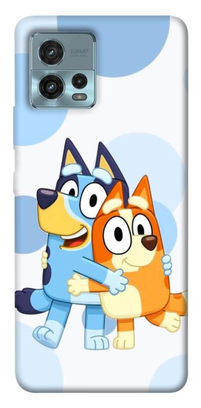 Чехол itsPrint Bluey and bingo для Motorola Moto G72, детские, купить оптом с доставкой