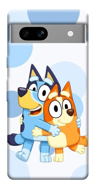 Чохол itsPrint Bluey and bingo для Google Pixel 7a, дитячі, купити оптом з доставкою