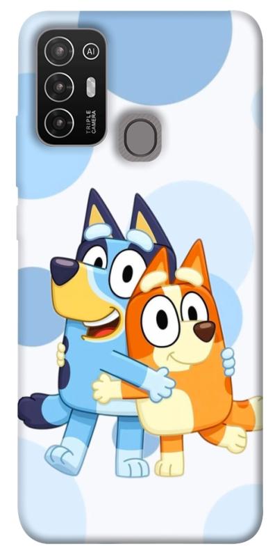 Чехол itsPrint Bluey and bingo для ZTE Blade A52, детские, купить оптом с доставкой