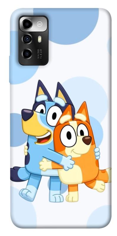 Чехол itsPrint Bluey and bingo для ZTE Blade A72, детские, купить оптом с доставкой