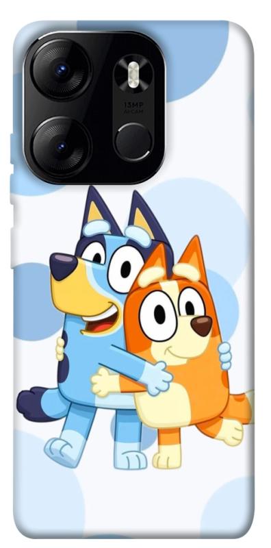 Чохол itsPrint Bluey and bingo для Tecno Spark Go 2023, дитячі, купити оптом з доставкою
